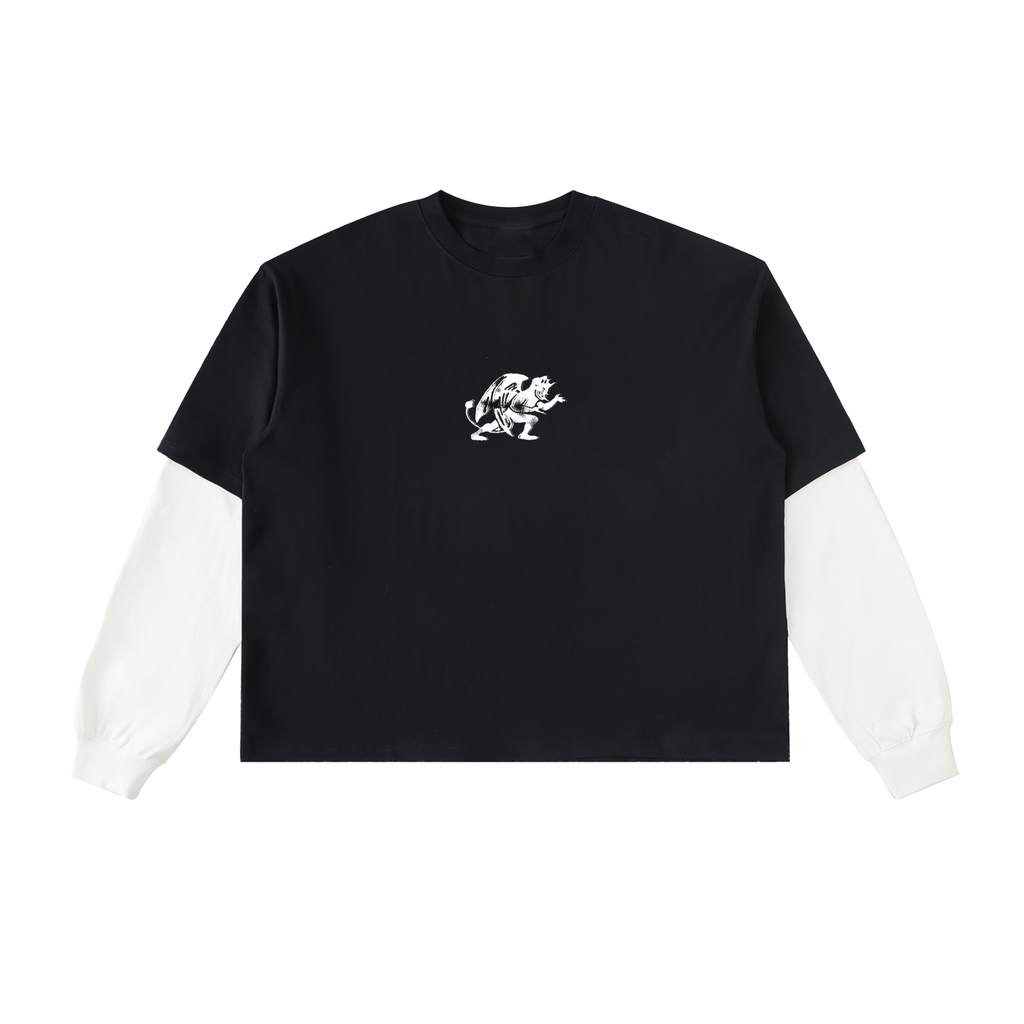 LOGO LAYERED LONGSLEEVE