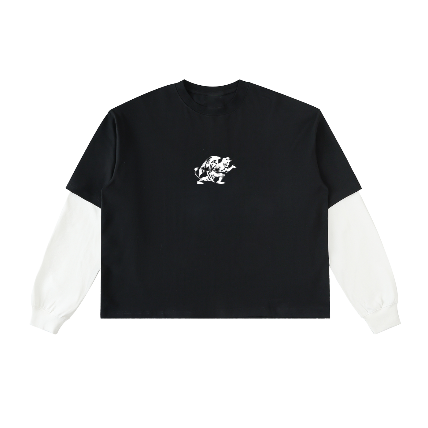 LOGO LAYERED LONGSLEEVE